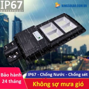 Khả năng chống nước chống bụi IP67 đèn 150w pin liền solar light